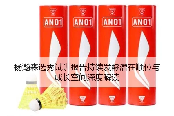 杨瀚森选秀试训报告持续发酵潜在顺位与成长空间深度解读